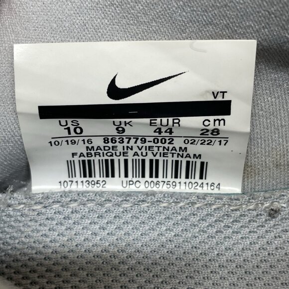 Nike LunarEpic Flyknit 2 Low Athletic Running Shoes Men's Size 10 Wolf Grey - Picture 12 of 12